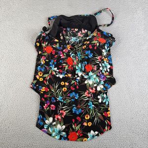 1 PC SWIMSUIT Womens 26W Floral Tiered Ruffle V Neck Plus Size Pool Lake Cruise